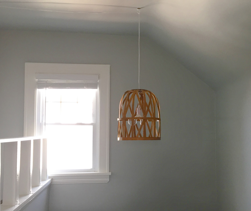 DIY basket chandelier 2