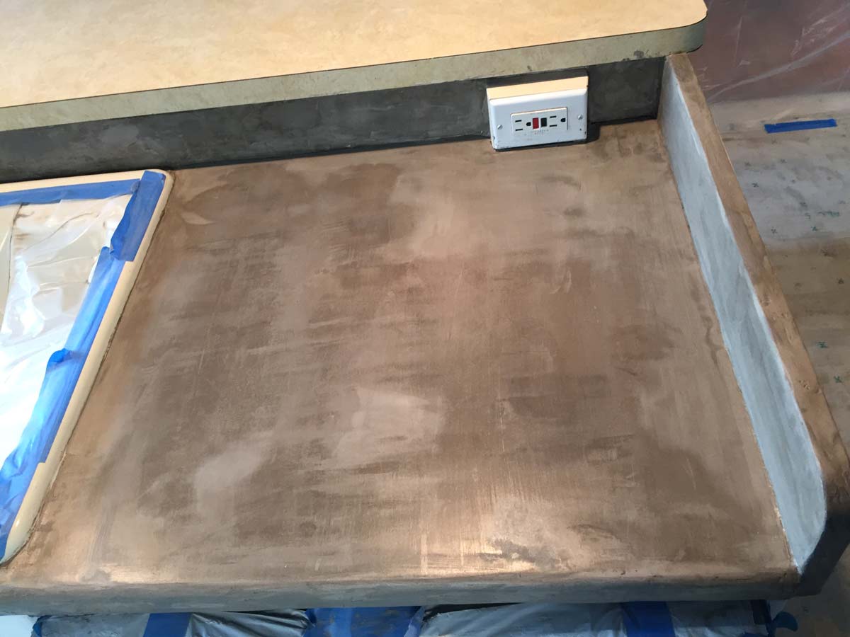 tile lab gloss sealer on concrete countertops