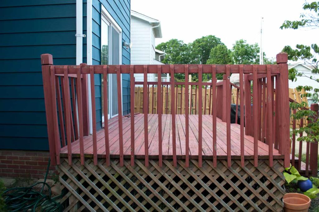Refinishing My Back Deck With Olympic Maximum Stain | And Then We Tried